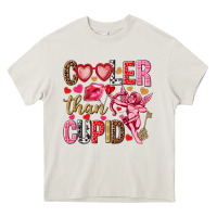 Cream Cooler than Cupid Valentine's Day Heavy Core Tee - HowdyJamesFarm