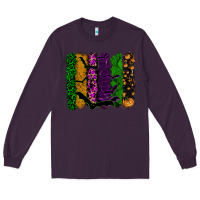 Plum halloween brushstroke Long Sleeve Tee - RanaPortraitStore