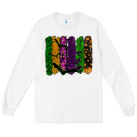 White halloween brushstroke Long Sleeve Tee - RanaPortraitStore