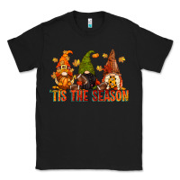 Black tis the season gnomes Classic Tee - CowGirlArtShop