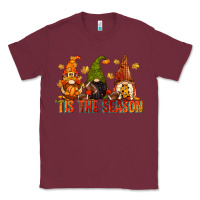 Burgundy tis the season gnomes Classic Tee - CowGirlArtShop
