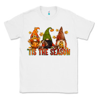 White tis the season gnomes Classic Tee - CowGirlArtShop