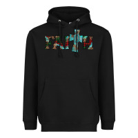 Black faith christmas cross Heavyweight Hoodie - AdoDesignShop