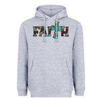Heather Grey faith christmas cross Heavyweight Hoodie - AdoDesignShop