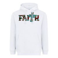 White faith christmas cross Heavyweight Hoodie - AdoDesignShop