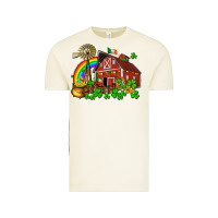 Vintage Arctic St. Patrick's farm with gold Vintage Tee - OliviaCreatesArt