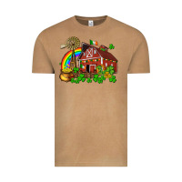 Vintage Camel St. Patrick's farm with gold Vintage Tee - OliviaCreatesArt