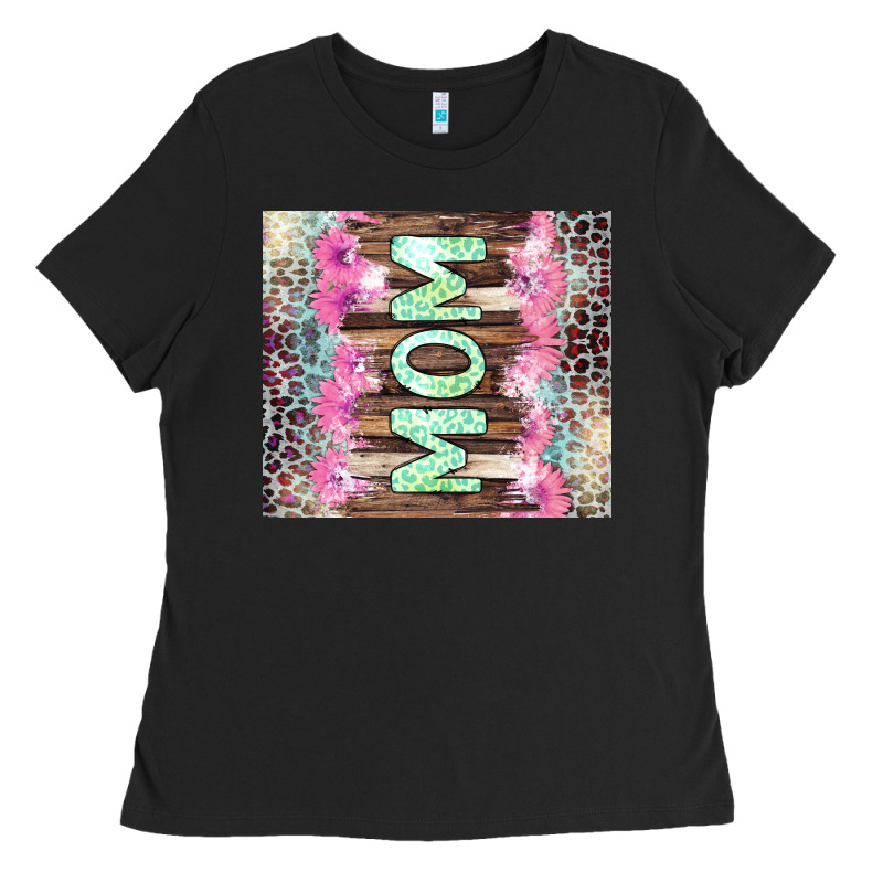 Mom Leopard Ladies Tee by CowGirlArtShop | Teevron
