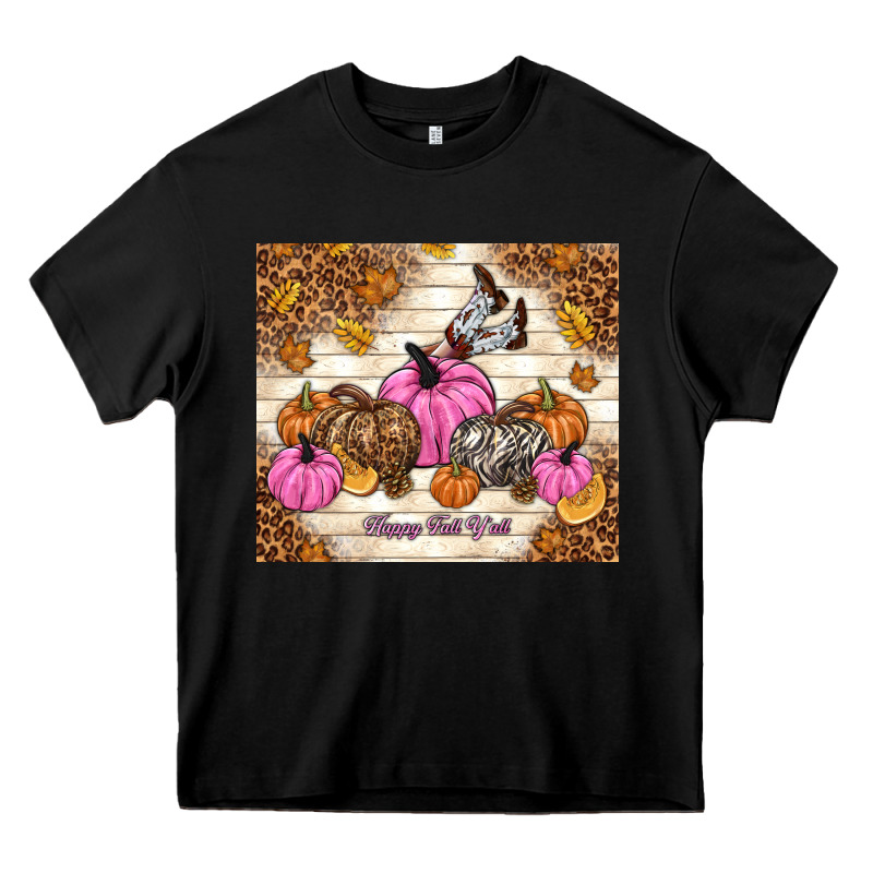 Happy Fall Y'all Cowgirl Heavy Core Tee by TumblerDesignByShophia | Teevron