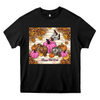 Black happy fall y'all cowgirl Heavy Core Tee - TumblerDesignByShophia