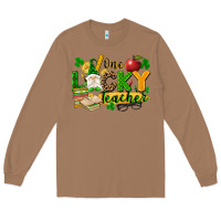 Toasted Coconut one lucky teacher Long Sleeve Tee - FaDigitalArtStudio