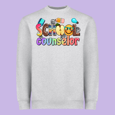School Counselor Heavyweight Sweatshirt Designed By Adodesignshop