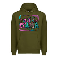Army Green leopard camo girl mama Mother's Day Premium Hoodie - LillyAllenDesigns