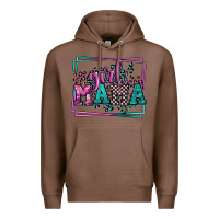 Chestnut leopard camo girl mama Mother's Day Premium Hoodie - LillyAllenDesigns