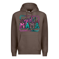 Coffee leopard camo girl mama Mother's Day Premium Hoodie - LillyAllenDesigns