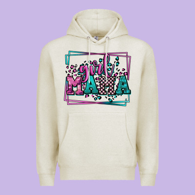 Leopard Camo Girl Mama Mother's Day Premium Hoodie Designed By Lillyallendesigns