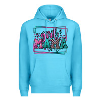 Ocean Blue leopard camo girl mama Mother's Day Premium Hoodie - LillyAllenDesigns