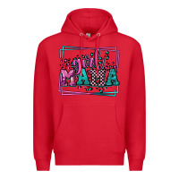 Red leopard camo girl mama Mother's Day Premium Hoodie - LillyAllenDesigns