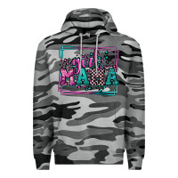 Slate Camo leopard camo girl mama Mother's Day Premium Hoodie - LillyAllenDesigns