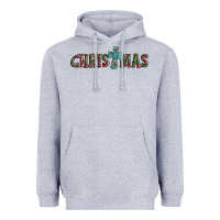 Heather Grey christmas cross Heavyweight Hoodie - AdoDesignShop