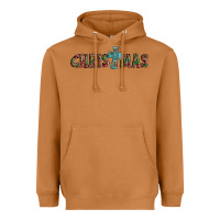 Christmas Cross Heavyweight Hoodie | Teevron