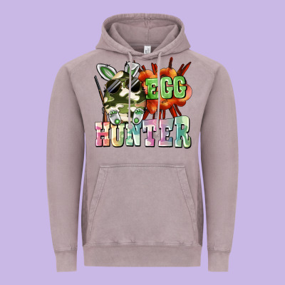 Egg Hunter Vintage Hoodie Designed By Fadigitalartstudio