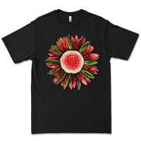 Black Watermelon Sunflower Premium Tee - Jasminsmagicworld