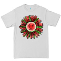 Dove Grey Watermelon Sunflower Premium Tee - Jasminsmagicworld