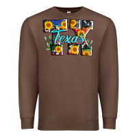 Chestnut texas tx serape sunflower cowhide Premium Sweatshirt - AdoDesignShop