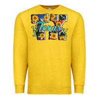 Lemon texas tx serape sunflower cowhide Premium Sweatshirt - AdoDesignShop