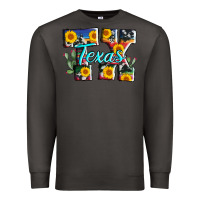 Smoke texas tx serape sunflower cowhide Premium Sweatshirt - AdoDesignShop