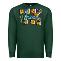 Sports Green texas tx serape sunflower cowhide Premium Sweatshirt - AdoDesignShop