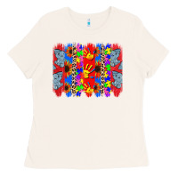 Bone Autism brushstrokes Ladies Tee - CowGirlArtShop