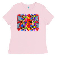 Bubblegum Pink Autism brushstrokes Ladies Tee - CowGirlArtShop