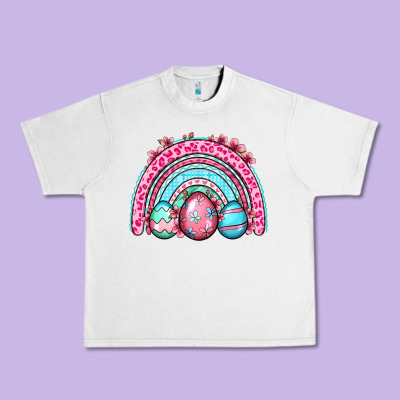 Easter Eggs Rainbow Urban Heavy Tee Designed By Oliviacreatesart