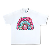 White Easter eggs rainbow Urban Heavy Tee - OliviaCreatesArt