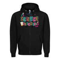 Black science teacher Zipper Hoodie - AdoDesignShop