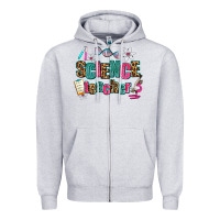 Heather Grey science teacher Zipper Hoodie - AdoDesignShop