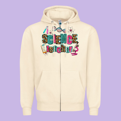 Science Teacher Zipper Hoodie Designed By Adodesignshop
