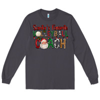 Smoke Santa's Favorite Volleyball Coach For Christmas Long Sleeve Tee - FaDigitalArtStudio