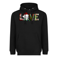 Black love christmas gnome Heavyweight Hoodie - AdoDesignShop