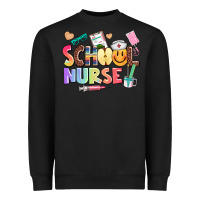 Black school nurse Heavyweight Sweatshirt - AdoDesignShop