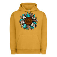 Pigment Peanut Butter sunflower cowhide Urban Hoodie - JahusDesignShop