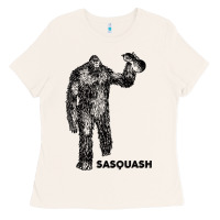 Bone cool unique sasquash sasquatch and squash bigfoot t shirt Ladies Tee - linhVisuals