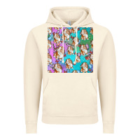 Vintage Artic Easter Bunny With Truck Seamless Pattern Vintage Hoodie - BundleAndBundleShop