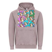 Vintage Zinc Easter Bunny With Truck Seamless Pattern Vintage Hoodie - BundleAndBundleShop