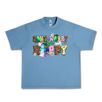 Pebble Blue Easter Day Don't worry be hoppy Urban Heavy Tee - OliviaCreatesArt