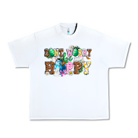 White Easter Day Don't worry be hoppy Urban Heavy Tee - OliviaCreatesArt