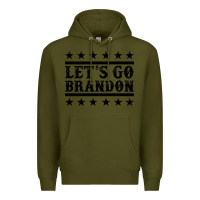 Army Green let's go brandon black Premium Hoodie - Jasminsmagicworld