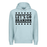 Blue Mist let's go brandon black Premium Hoodie - Jasminsmagicworld